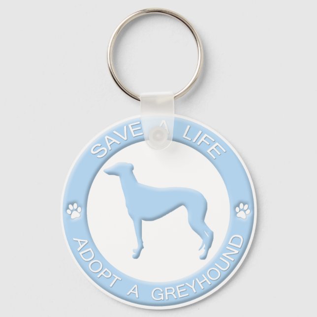 Adotar um Chaveiro Greyhound (Frente)