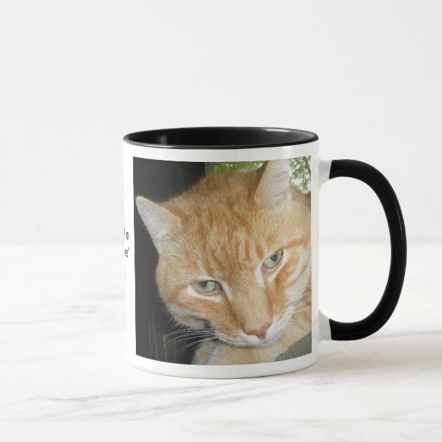 Adotar uma caneca de gato "resgate" (Direita)