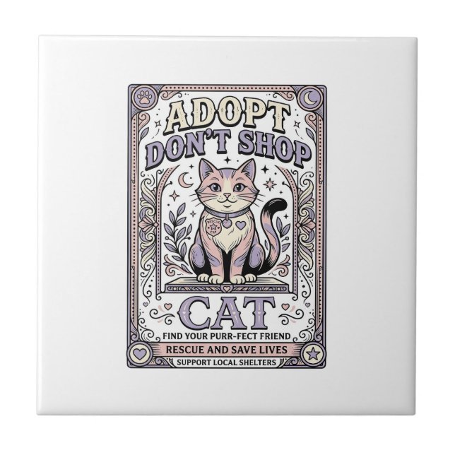 Adote Não Compre Gato Resgate de Gatos Adoção Vint (Frente)