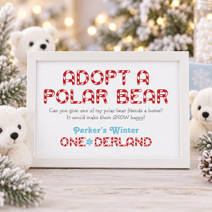 Adote um Sinal de Natal ONEderland de Urso Polar