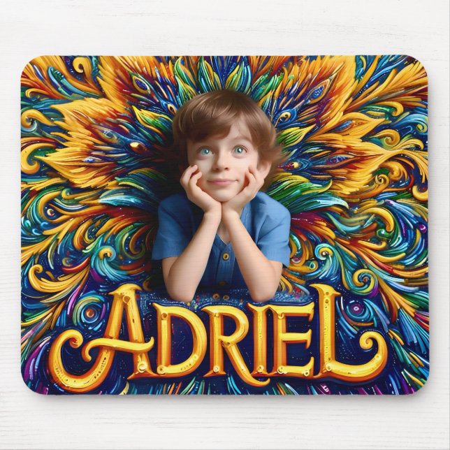 ADRIEL ~ E padrão Zany ~ Mousepad (Frente)