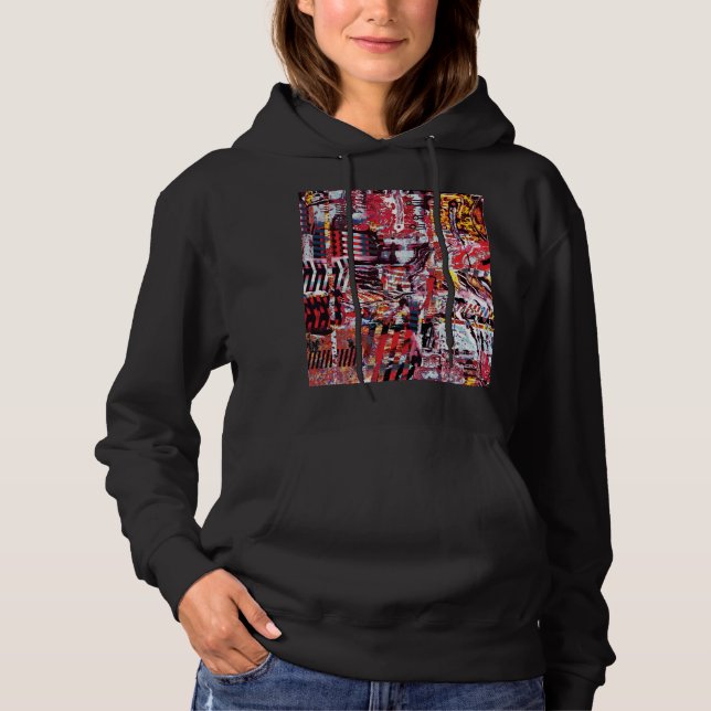 Adult Pullover Hoodie – Fragmented Pulse (Frente)