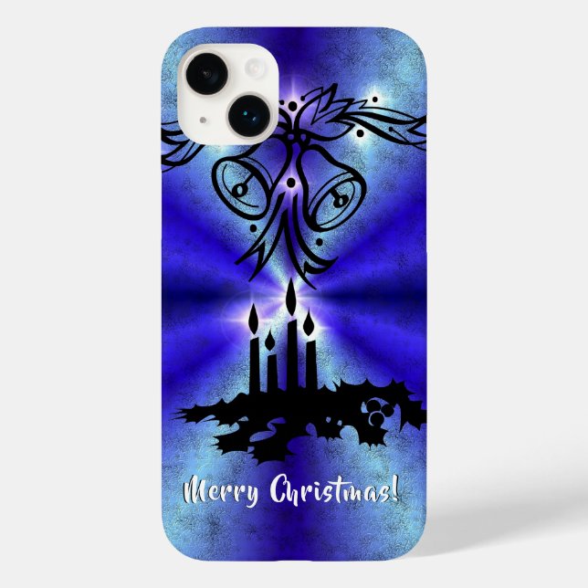 Advento, Artdeco de Natal no Arco Verde Azul (Verso)