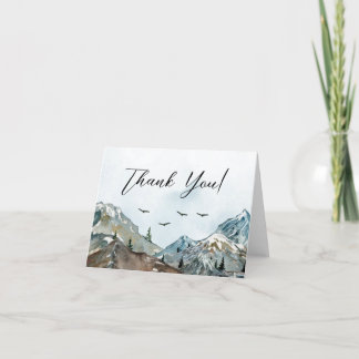 Adventure aguarda Cartões de agradecimentos de Chá