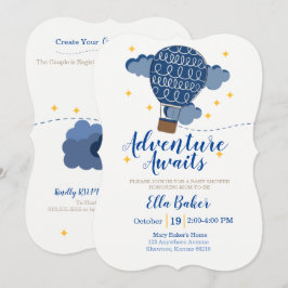 Adventure Aguarda Convite para Chá de fraldas