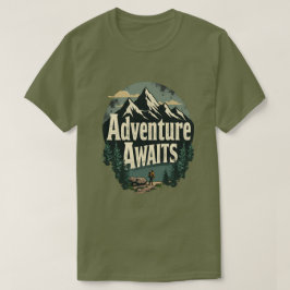 Adventure Await - camiseta para amantes de aventur
