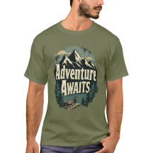 Adventure Await - camiseta para amantes de aventur