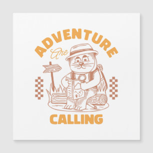 Adventure Está Chamando - Vintage Cat