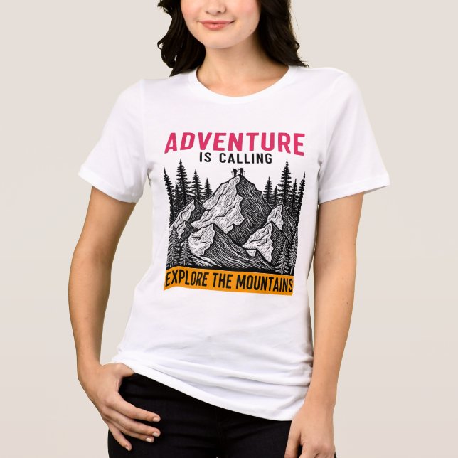 Adventure Explore Montanhas Design (Frente)