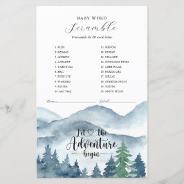 Adventure inicia jogo de Chá de fraldas da florest