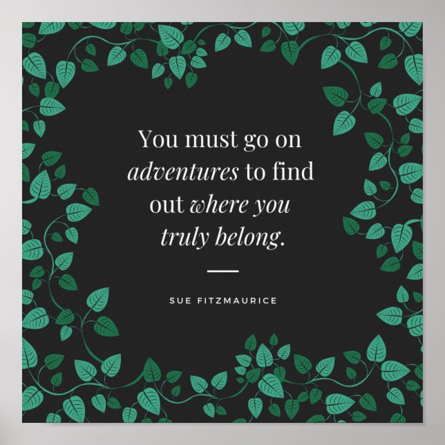 Adventure Leaf Impressão Art (Frente)