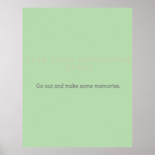 Adventure Story Poster (Frente)