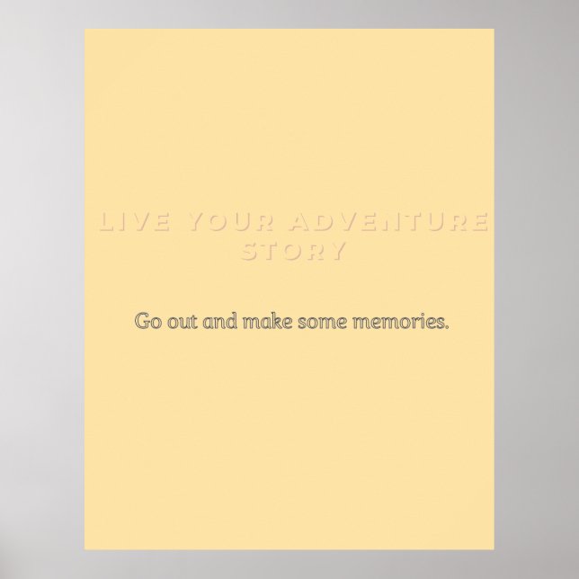 Adventure Story Poster (Frente)