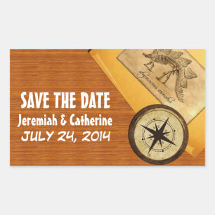 Adventure Wedding Salve os adesivos de data
