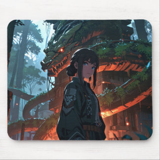 🏞️ 🗺️ Adventurer Girl Mousepad - Corajoso, Negri