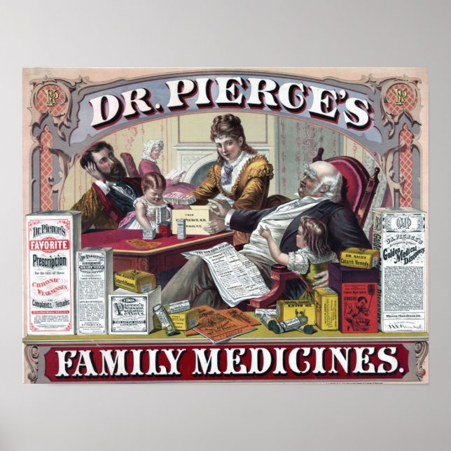 Advert for Medicine Vintage Poster (Frente)