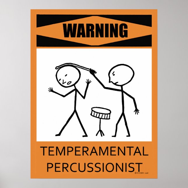 Advertência Persionista Poster (Frente)