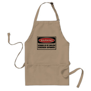 Advertir BEWARE de MEU avental INGLÊS de COCKER