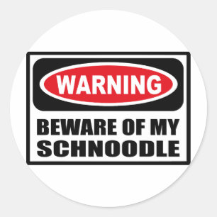 Advertir BEWARE de MINHA etiqueta de SCHNOODLE