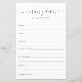 Advice e Desejo Espanhol