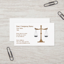 Advogado Cartão de visita