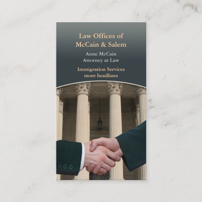 Advogado Cartão de visita (Frente)