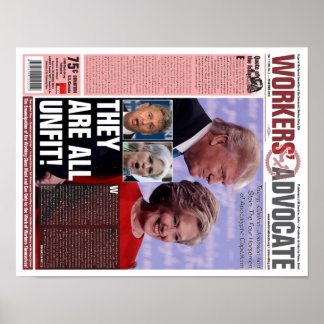 Advogado dos Trabalhadores Poster - novembro de 20