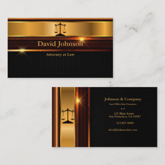 Advogado-Elegante De Direito, Cartões de visitas P