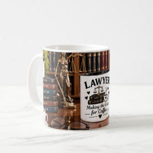 Advogado Fazendo o Caso para Caneca de Café