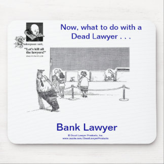 Advogado inoperante Mousepad do banco de Lawyer™
