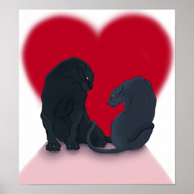 AE Valentine Panthers Poster (Frente)