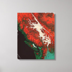 Aerial British Columbia Canvas
