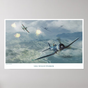 Aeronáutica Poster "F4U Corsair"