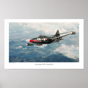 Aeronáutica Poster "F9F Panther"