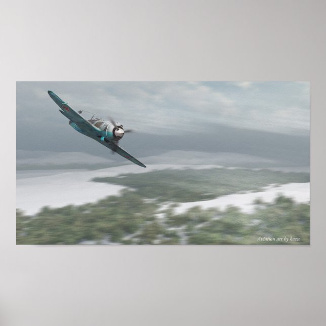 Aeronáutica Poster Lavochkin La-5 (Frente)