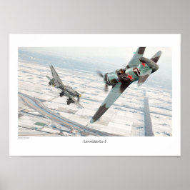 Aeronáutica Poster "Lavochkin La-5"