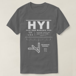 Aeroporto Regional de San Marcos - Camiseta HYI