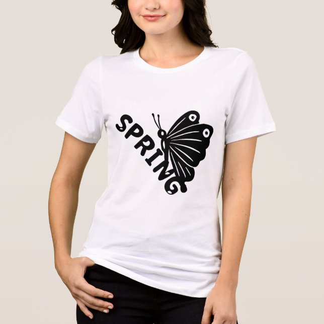  Aesthetic Spring Butterfly Minimalist Graphic (Frente)