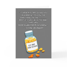 Afastem-se das crianças - Cartão de Dia das Mães E