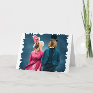 Afegão de Boas Saudações Cartão Nobre Dogs Dift