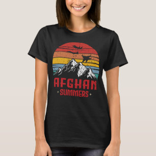 Afegão Verões Veteranos Camisa Engraçada Vet Afega