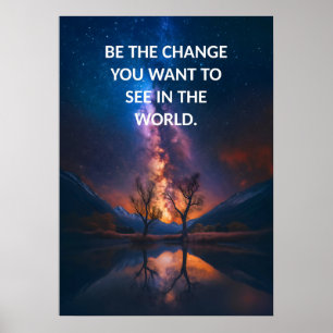 Afirmação Positiva - Poster de Citação de Esperanç