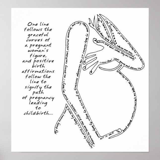 Afirmações de Nascimento Poster (Frente)