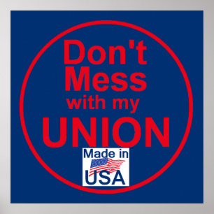 AFL UNIONS POSTER IMPRESSÃO