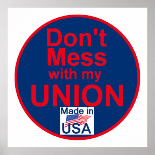 AFL UNIONS POSTER IMPRESSÃO