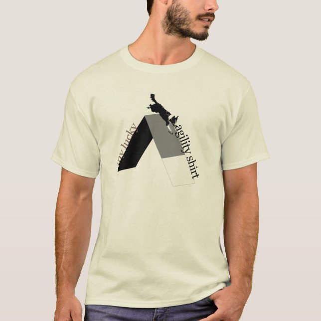 Aframe - minha camisa afortunada b/w da agilidade (Frente)