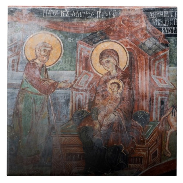 Afrescos da Igreja Sérvia do século XIV, 2 (Frente)