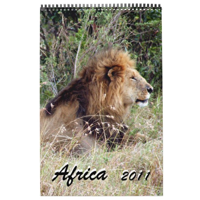 áfrica 2011 15 meses calendário de páginas de solt (Capa)