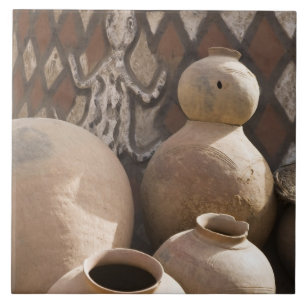 África, África Ocidental, Gana, Sirigu. artesanato