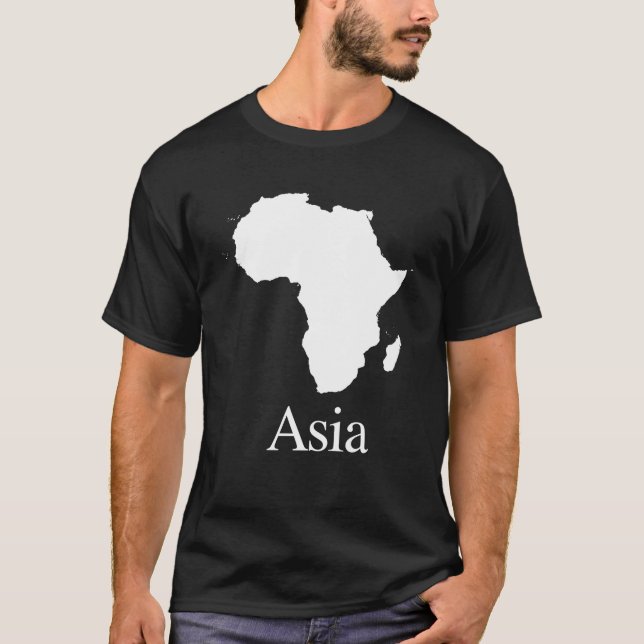 África Ásia (para camisas da cor mais escura) (Frente)